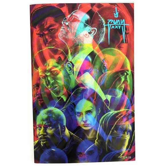 Fame: Charlie Cox&Defenders  Ltd 25. Glitter Foil. Signed By Martin Zavala NM+ - Picture 1 of 1